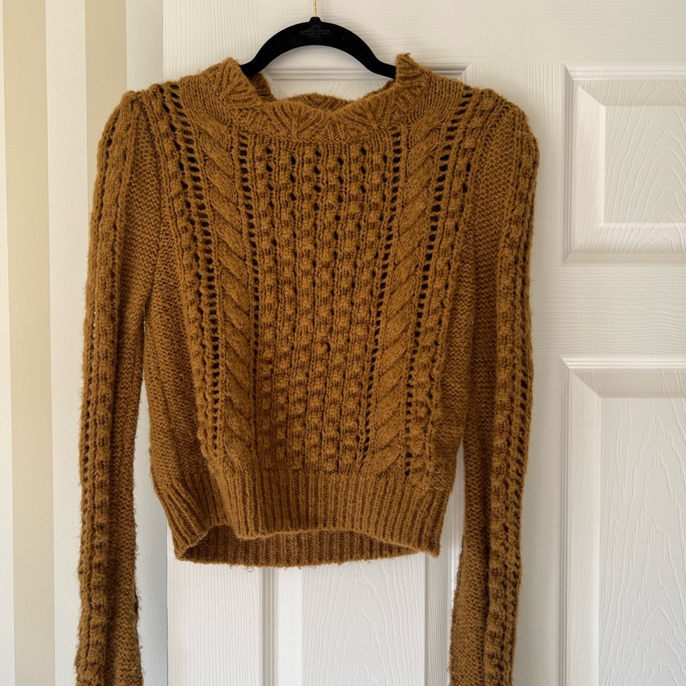 Wilfred Mustard Knit Sweater
